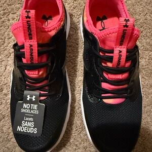 Under Armour Kids' Sneakers in Black and Pink